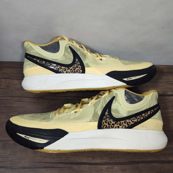 Nike Kyrie 8 Citron Tint Leopard Yellow Men's Size 14 Women's 15.5 DJ6017-800 - Picture 11 of 14